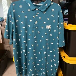 Puma PGA West Men's Teal Polo Shirt